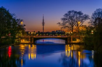 Blick auf Hamburg